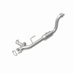 MagnaFlow 5451652 carb direct-fit catalytic converter, rear view of the turntable spin