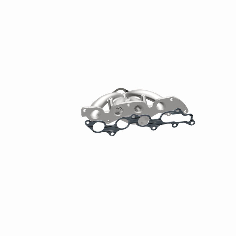 MagnaFlow 5531153 carb manifold converter, opposite side view of the turntable spin