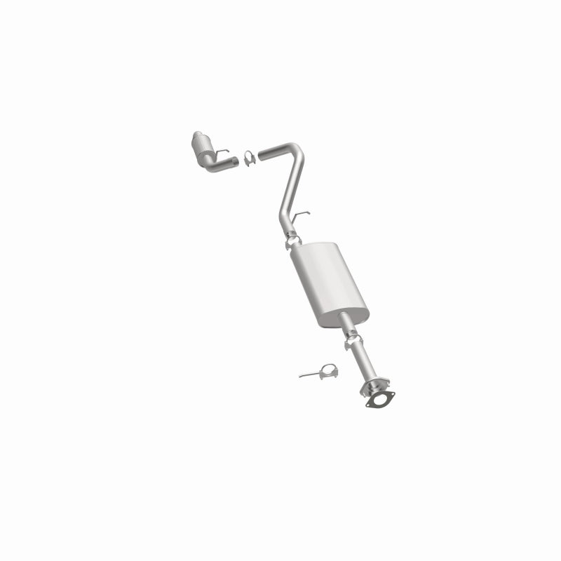BRExhaust 106-0738 direct-fit exhaust kit, opposite side view of the turntable spin
