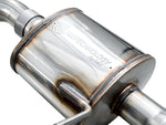 Close-up of the AWE 180 Technology rear muffler on the GLI Touring Edition
