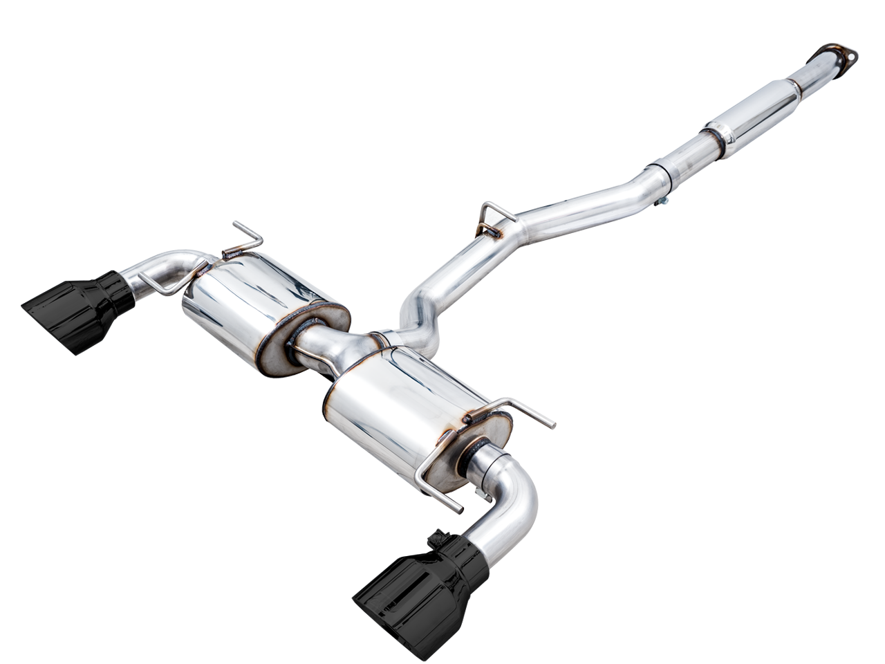 AWE Touring Edition cat-back exhaust for Subaru BRZ with 5-inch Diamond Black tips
