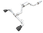 AWE Touring Edition exhaust for the 2022+ GTI on white with 5-inch Diamond Black tips