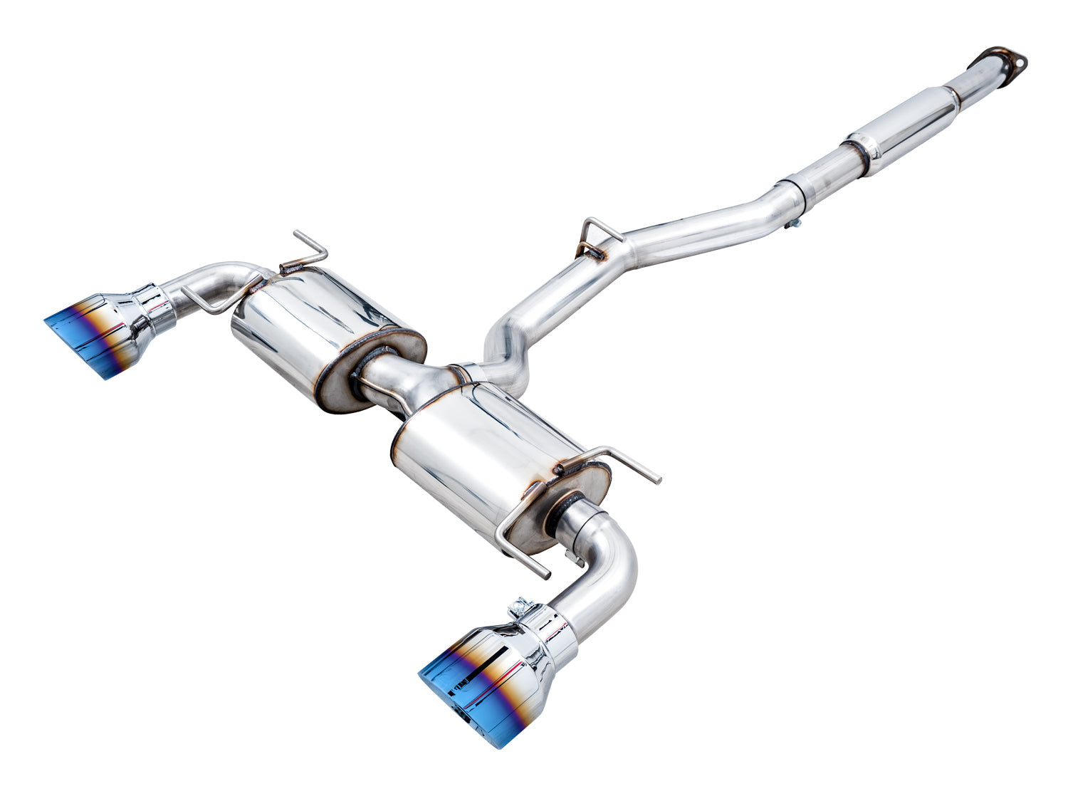 AWE Touring Edition cat-back exhaust for Toyota 86 with 5-inch Vapor Blue tips