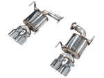 AWE Touring Edition WRX axle-back pair with 180 Technology mufflers and quad Chrome Silver tips