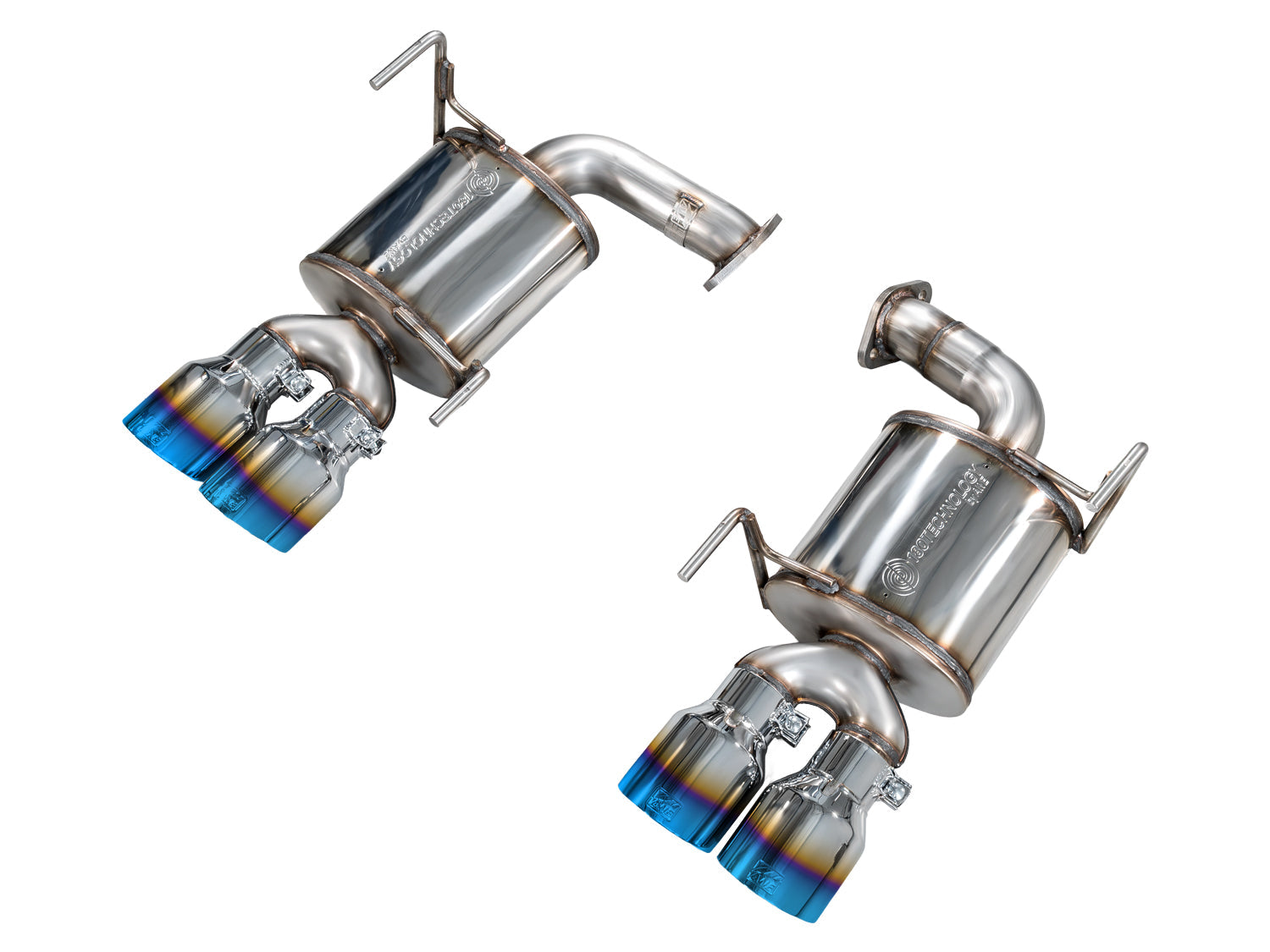 AWE Touring Edition axle-back for the 2022+ WRX with Vapor Blue slash-cut tips