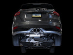 Gray Focus ST on a black background with the AWE Touring cat-back visible under the bumper