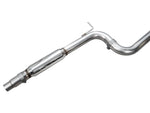 AWE GLI Track Edition resonated front section and inlet adapter on white