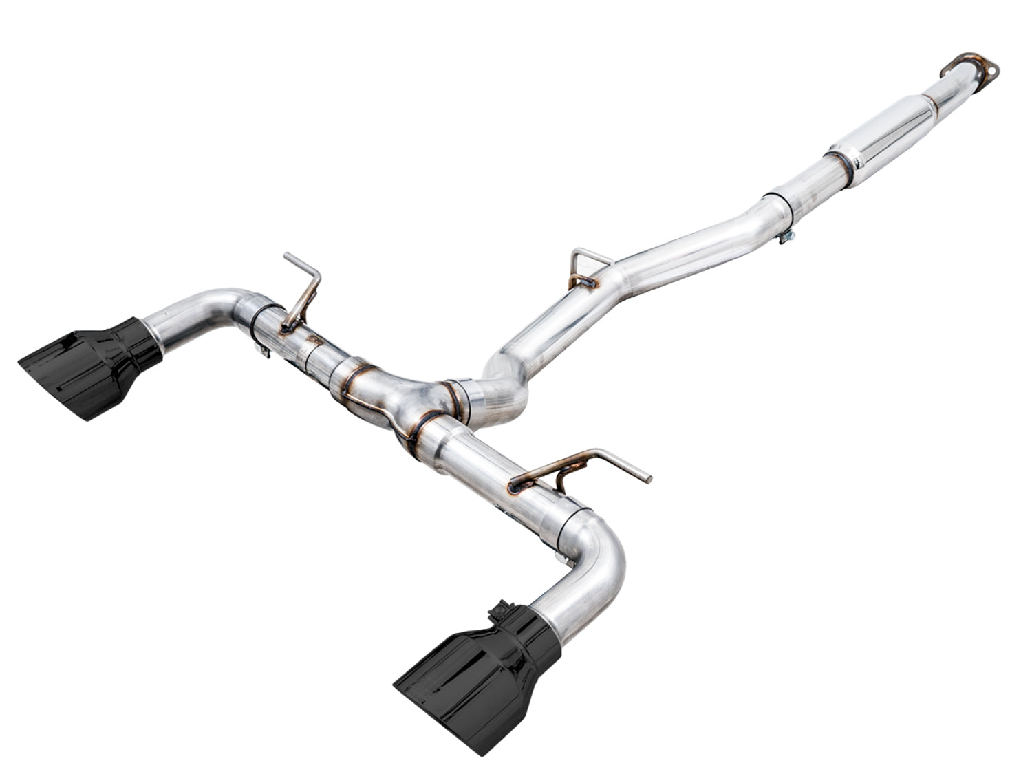 AWE Track Edition cat-back exhaust for Toyota 86 with 5-inch Diamond Black tips