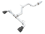 AWE Track Edition exhaust for the 2022+ GTI on white with 5-inch Diamond Black tips