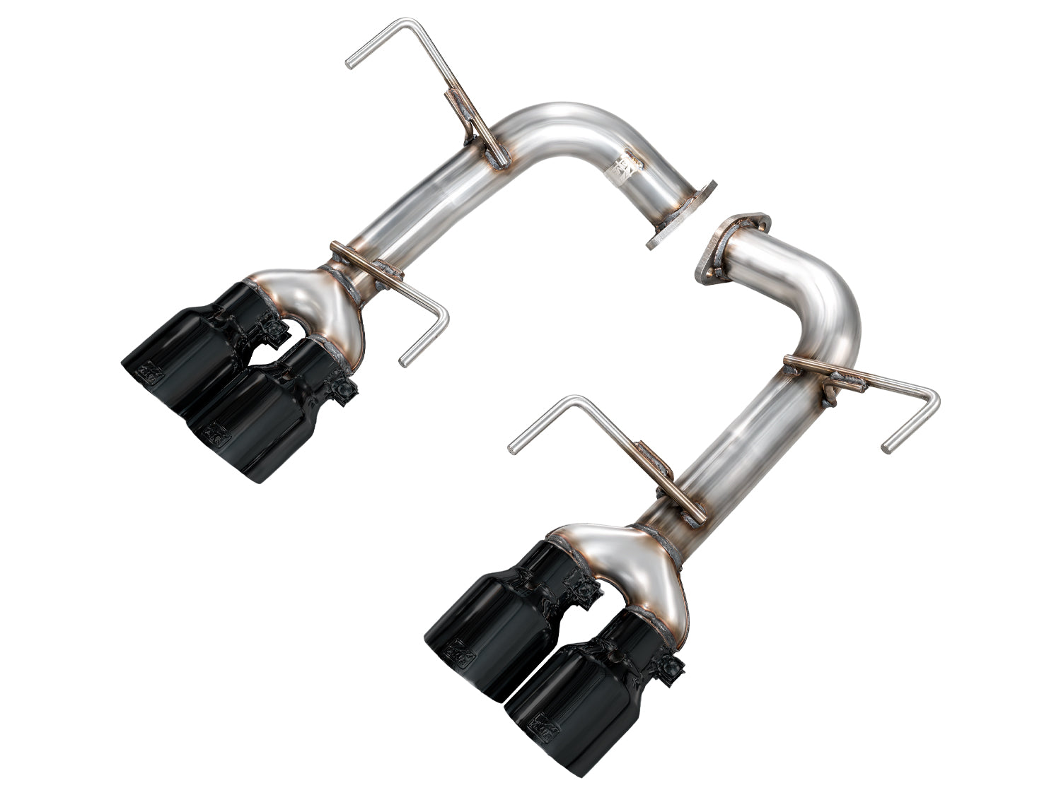 AWE Track Edition VB WRX axle-back pipes with Diamond Black 4-inch tips