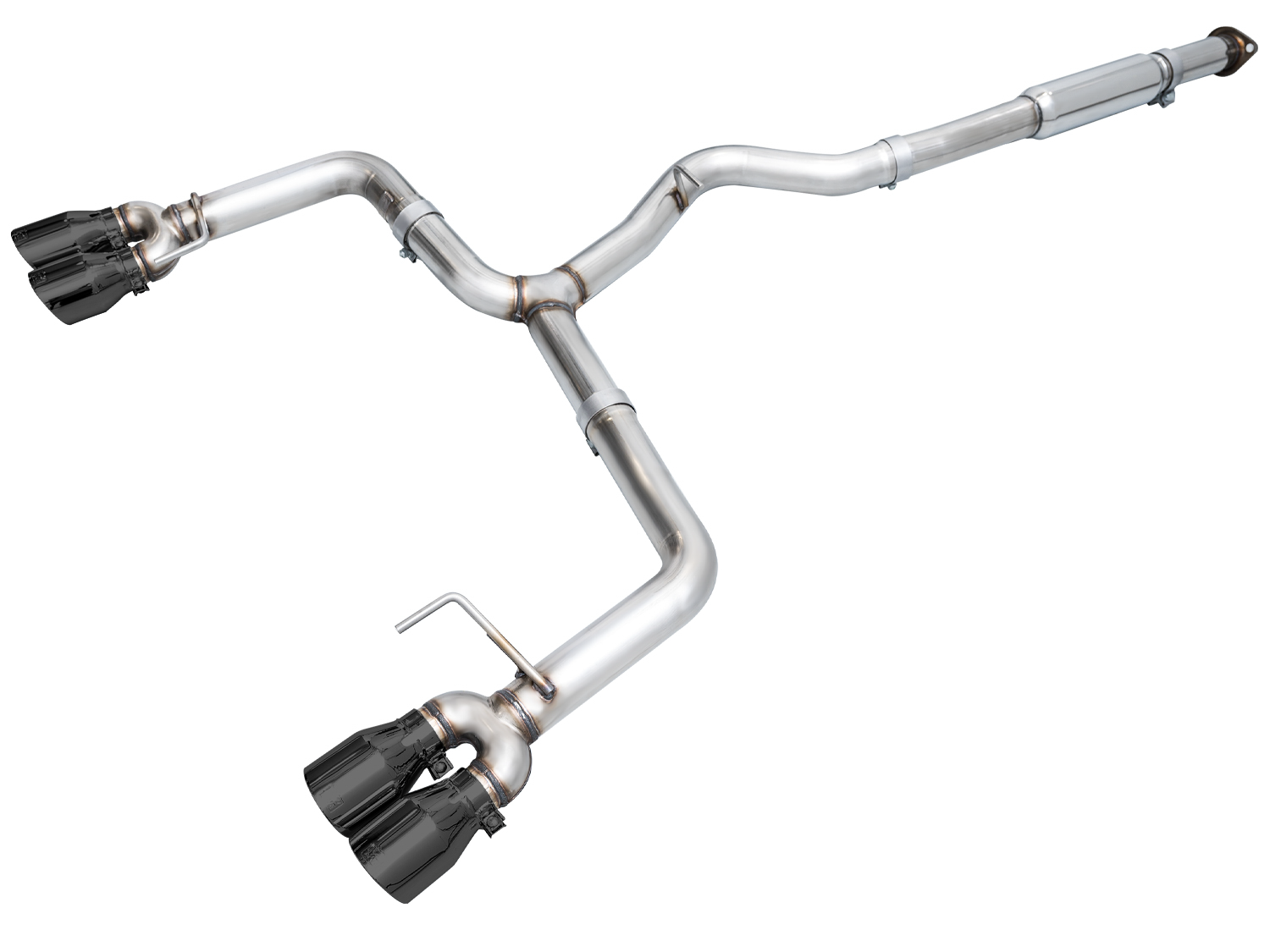 AWE Track Edition VB WRX cat-back with Diamond Black 4-inch slash-cut tips