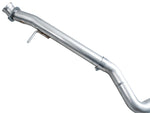 AWE GR Corolla Track straight 3-inch front section with hanger rods on white