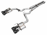 AWE Mustang Mach 1 SwitchPath exhaust with quad Diamond Black tips