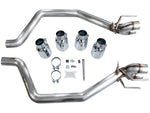 AWE Tuning C6 Chevrolet Corvette Z06/ZR1 Track Edition Axle-back Exhaust w/ Chrome Silver Tips
