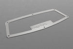 Capristo stainless diffuser plate with Capristo lettering