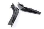 A front view of DINAN REAR SIDE SPLITTERS BMW M3 2021-2024 with white background