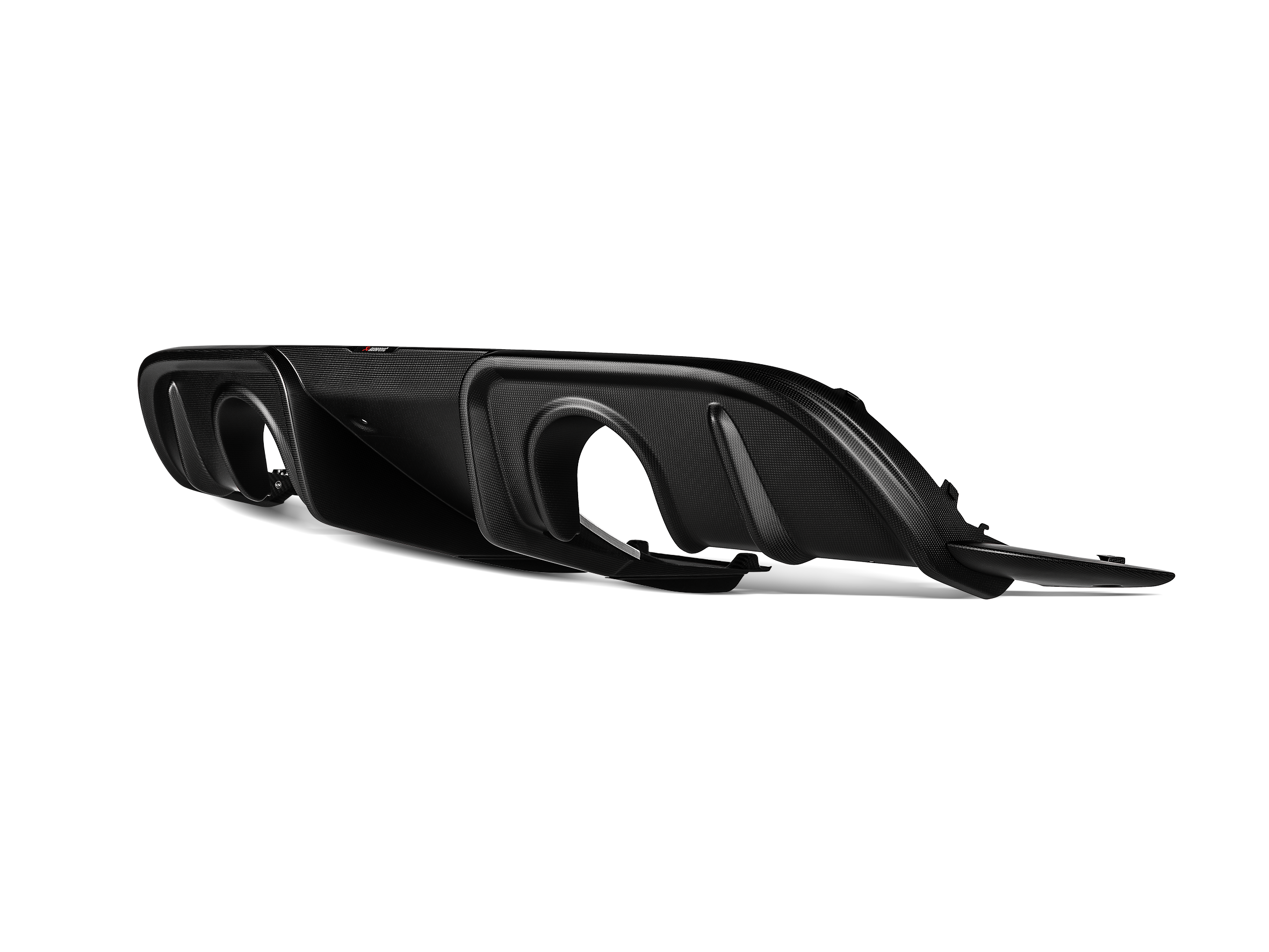 Akrapovic Porsche 718 Cayman GT4 RS Rear Carbon Fiber Diffuser - Matte DI-PO/CA/10/M for Porsche 718 Cayman GT4 RS / Spyder RS 982 2022-2025, side view