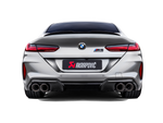 Akrapovic Evolution Line (Titanium) S-BM/T/25 for BMW M8 Gran Coupe (F93) 2020-2025, rear view