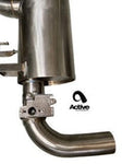 Side shot of Active Autowerke Performance Valved Rear Exhaust GEN 2 for BMW F3X 340i | 440i with white background