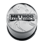 Method Race Wheels Topo Push-Through Center Cap - Silver