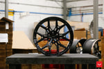 Vossen HF6-4 - 24x10 - ET15 - 6x139.7 - 78.1 - Deep - GB - Gloss Black Wheel