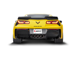 Akrapovic Chevrolet Corvette Z06 (C7) Slip-On Line (Titanium) w/ Carbon Tips MTP-CO/TI/2 for Chevrolet Corvette Z06 C7 2015-2019, detail view