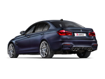 Akrapovic Rear Carbon Fibre Diffuser - High Gloss DI-BM/CA/4/G for BMW M3 (F80) 2015-2018, top view