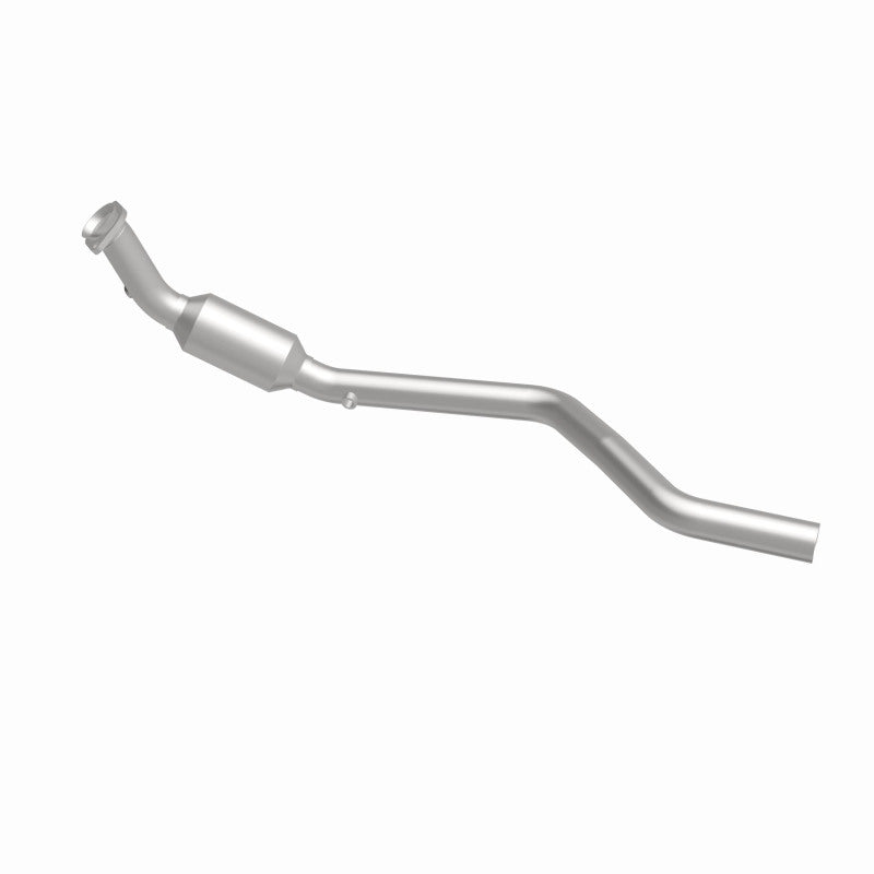 MagnaFlow 4481468 carb direct-fit catalytic converter, side view of the turntable spin