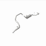 BRExhaust 106-0165 direct-fit exhaust kit, rear view of the turntable spin