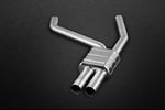 Capristo Cayenne 958 GTS mid-pipe and muffler section with twin round tips