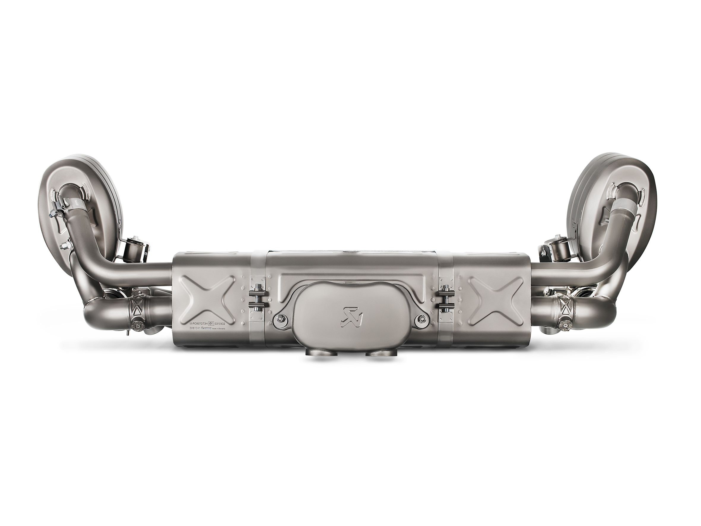 Akrapovic Porsche 911 GT3 RS Titanium dB Reducer TP-PO991GT3/BOX for Porsche 911 GT3 RS 991 2016, side view