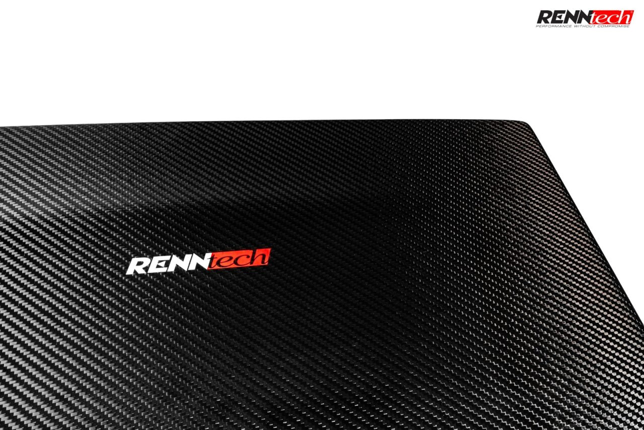 M119 carbon weave and RennTech logo detail - Carbon Fiber Airbox for the 1990-1999 500 E / E 500