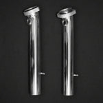 wide view of Capristo Cat Delete Pipes for Ferrari 348 1989-1995 with black background