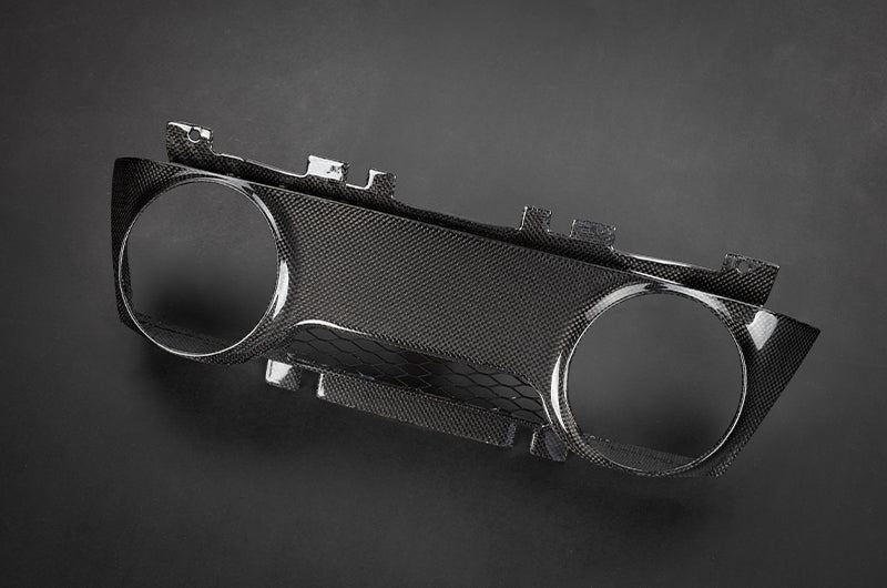 Capristo Ferrari 296 carbon twin-outlet tailpipe panel