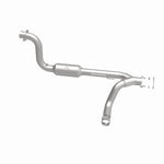 MagnaFlow 5451652 carb direct-fit catalytic converter, side view of the turntable spin