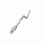 MagnaFlow 4551602 carb direct-fit catalytic converter, rear view of the turntable spin