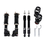 A front view of BC Racing BR Series Coilovers (FG/FA) for Honda Civic 2006-2011 with white background