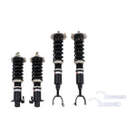 A front view of BC Racing BR Series Coilovers (BB1-BB9) for Honda Prelude Si 1992-1996 with white background