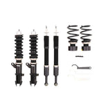 A front view of BC Racing BR Series Coilovers (GD3) for Honda Fit 2007-2008 with white background