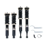 A front view of BC Racing BR Series Coilovers (CL7/CL9) for Acura TSX 2004-2008 with white background