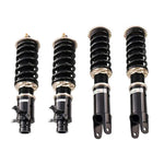 A front view of BC Racing BR Series Fork-style Rear Coilovers (EF9/ED) for Honda Civic / CRX 1988-1991 with white background