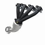 MagnaFlow 4583327 carb manifold converter, opposite rear three-quarter view of the turntable spin