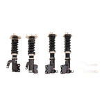 A front view of BC Racing BR Series Coilovers (ST185) for Toyota Celica All Trac 1990-1993 with white background