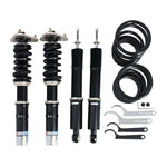 A front view of BC Racing BR Series Coilovers (MX73 (Weld In)) for Toyota Cressida 1985-1988 with white background