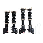 A front view of BC Racing BR Series Coilovers (B13/N14) for Nissan Sentra 1991-1994 with white background