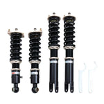 A front view of BC Racing BR Series Coilovers (Z32) for Nissan 300ZX 1990-1996 with white background