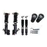 A front view of BC Racing BR Series Coilovers (B16) for Nissan Sentra 2007-2012 with white background