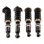 A front view of BC Racing BR Series Coilovers (P11) for Infiniti G20 1999-2002 with white background