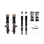 A front view of BC Racing BR Series Coilovers (DAW) for Ford Focus 2000-2005 with white background