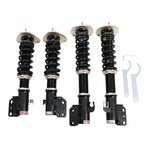A front view of BC Racing BR Series Coilovers (GDA/GDB) for Subaru Impreza 2002-2007 with white background
